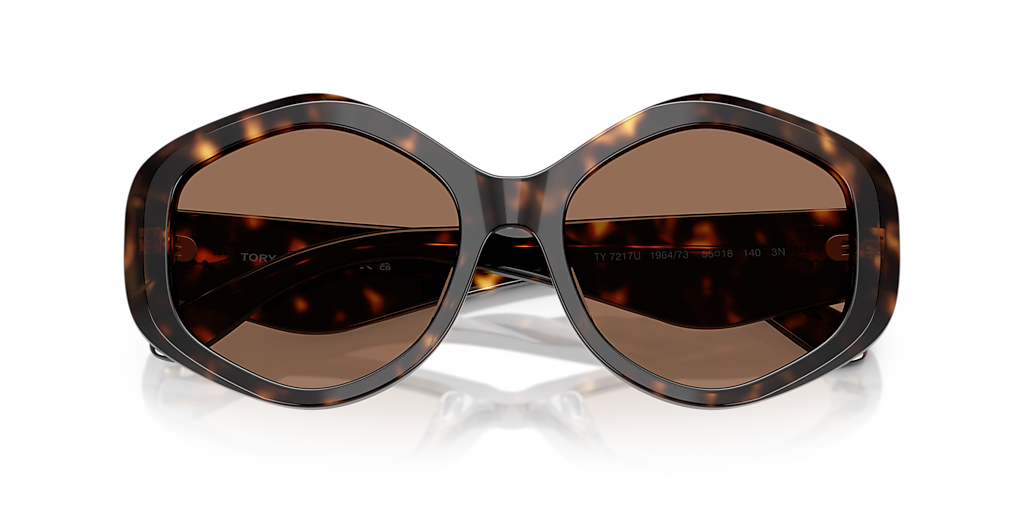 TY7217U Tory Burch Tortoise/Brown M