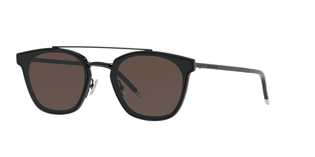 SL 28 METAL Saint Laurent Black Matte Grey XXS