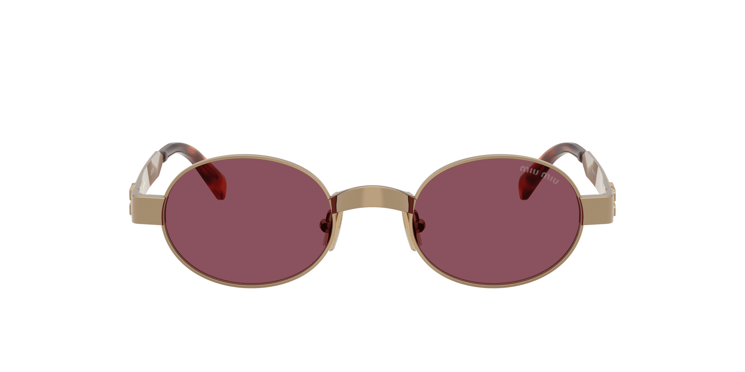 MU B51S MIU MIU Brass/Dark Violet S