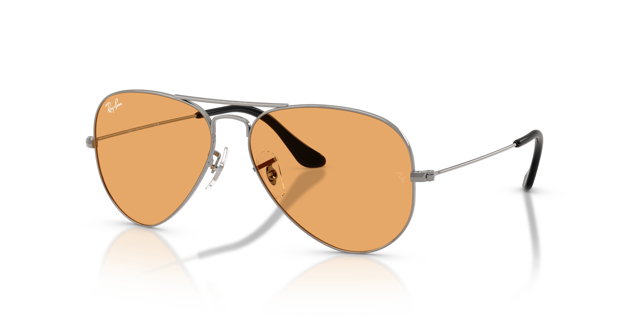 Ray Ban Square Evolve in Gold & Gray Gradient Orange Ray-Ban Women main image 4