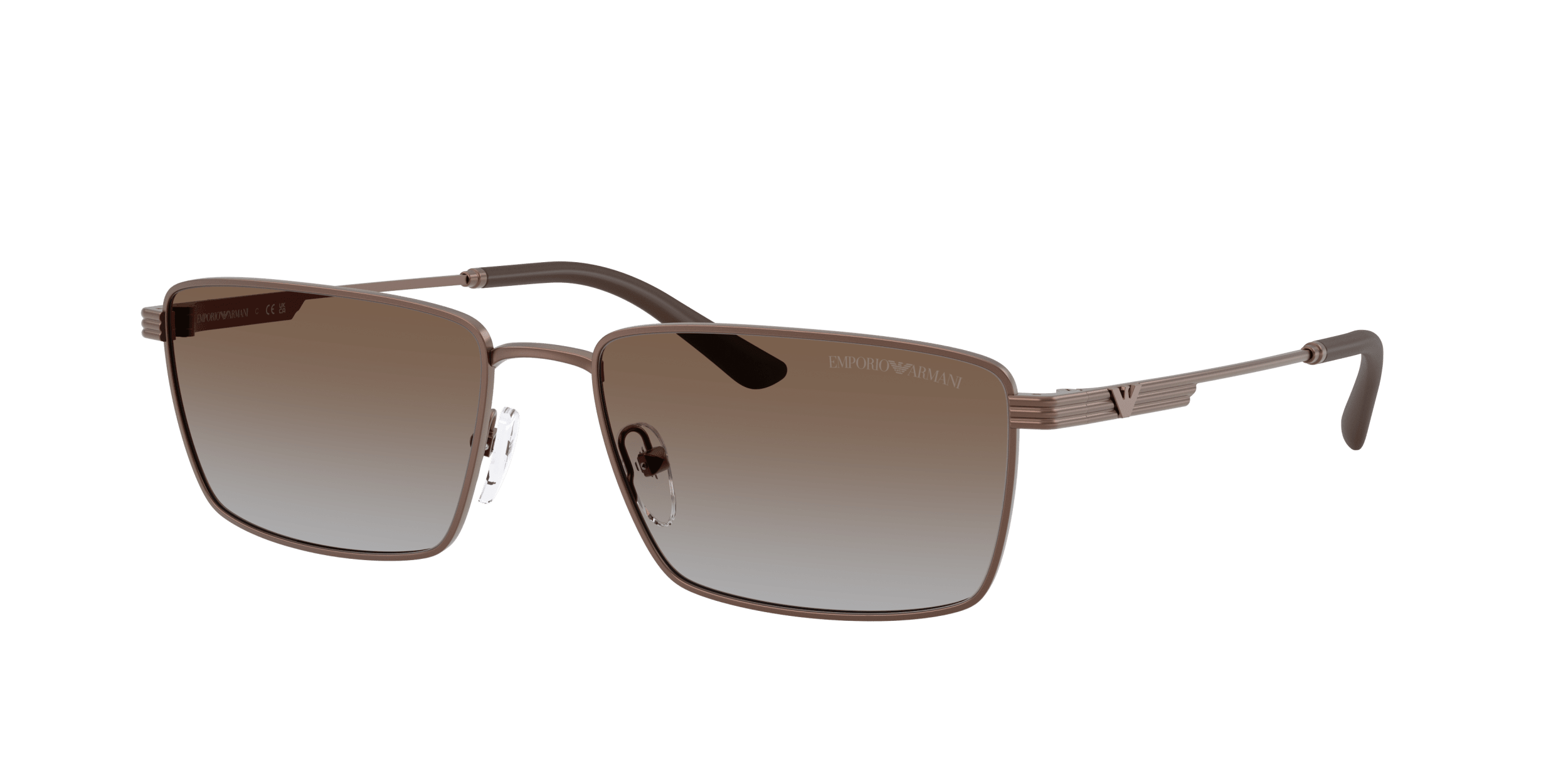 EA2169 Emporio Armani Matte Bronze/Grey Gradient Brown XL
