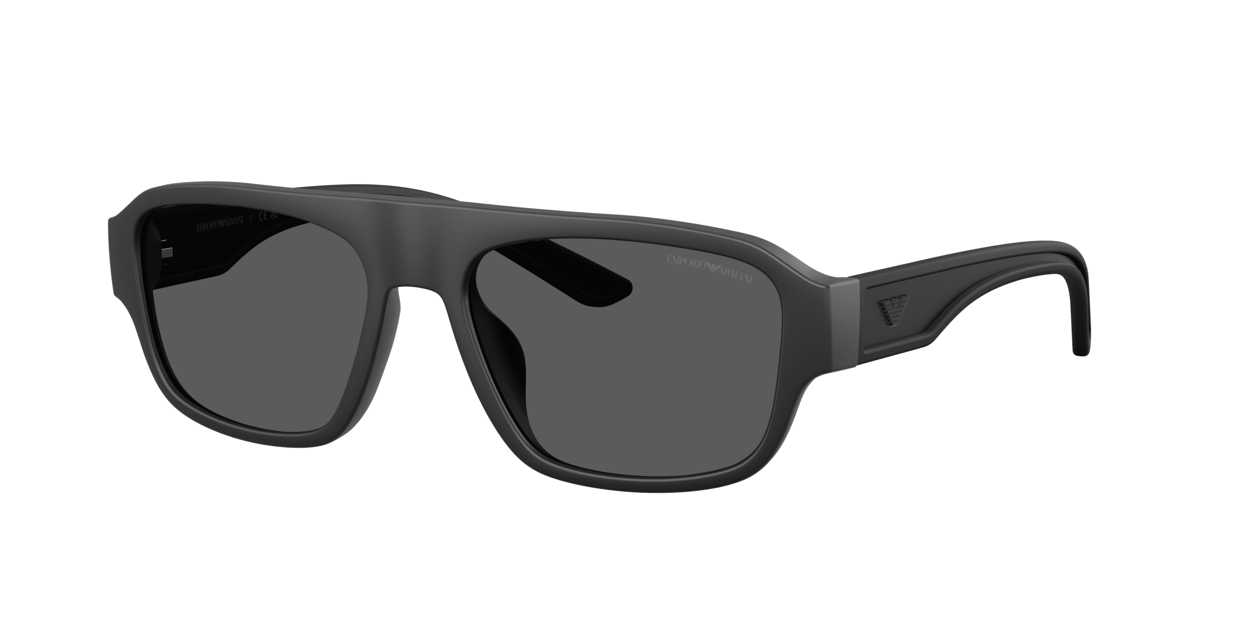 EA4266U Emporio Armani Rubberized Matte Black/Dark Grey L