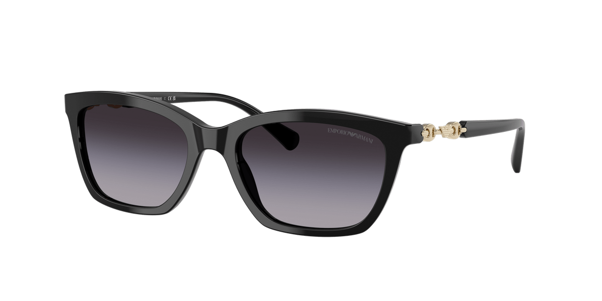 EA4238 Emporio Armani Shiny Black/Grey Gradient M