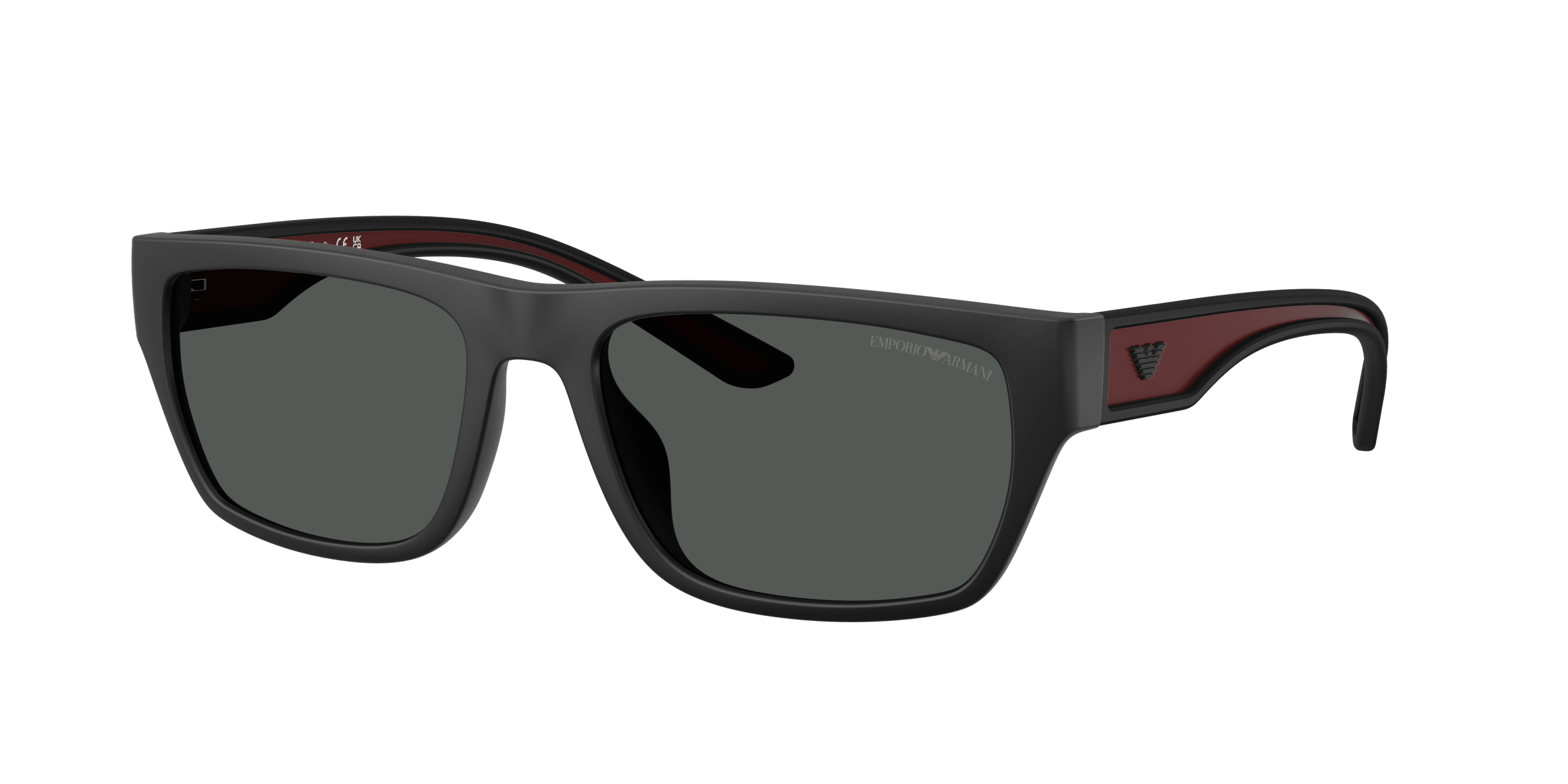 EA4267U Emporio Armani Rubberized Matte Black/Dark Grey XL
