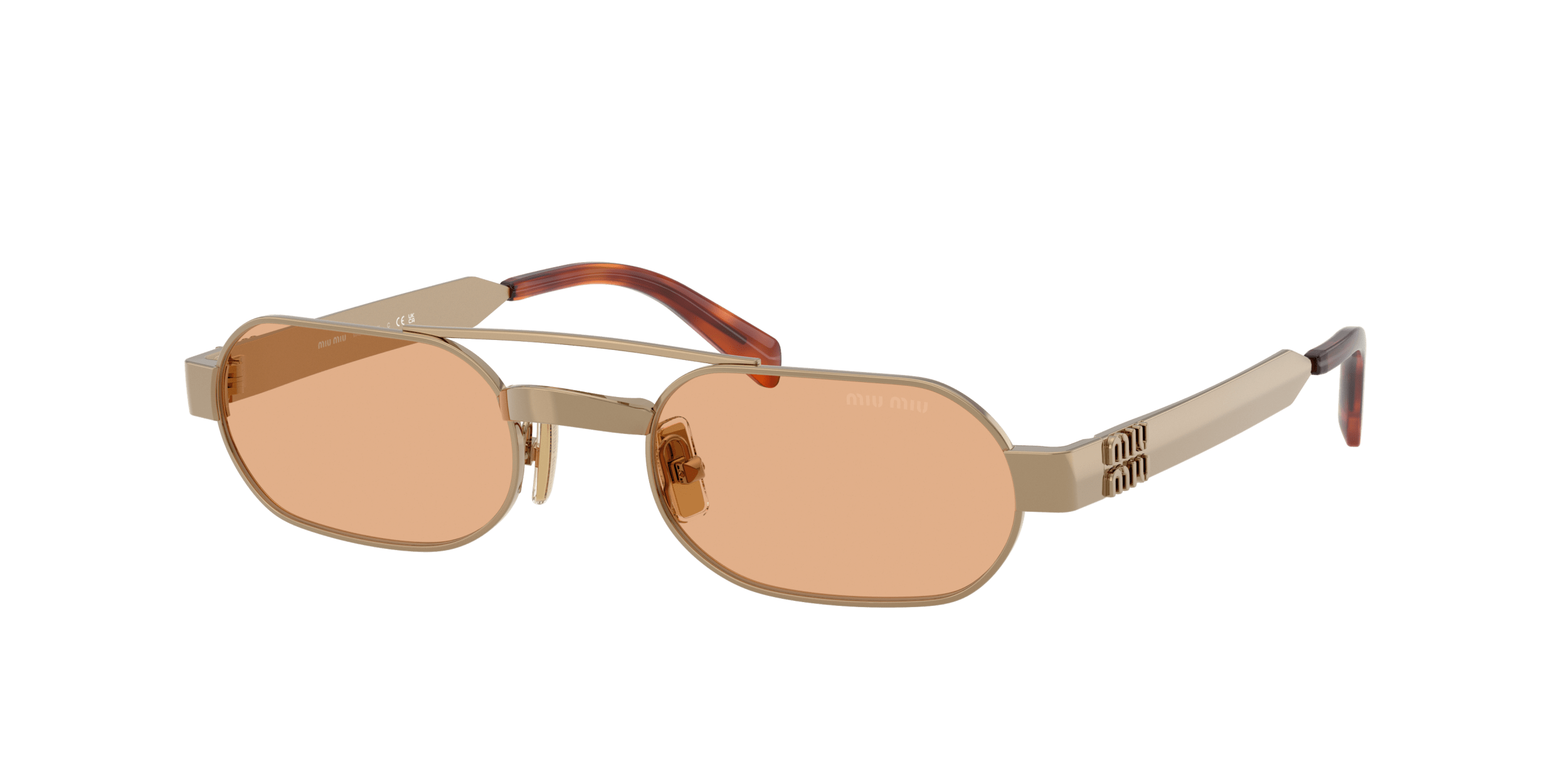 MU B52S MIU MIU Brass/Orange L
