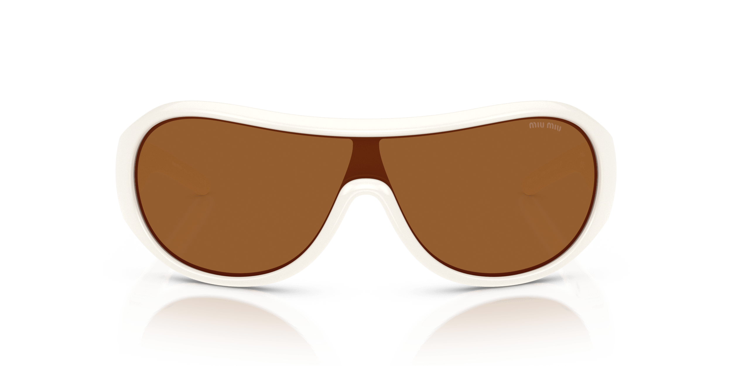 MU B14SU MIU MIU White/Brown L
