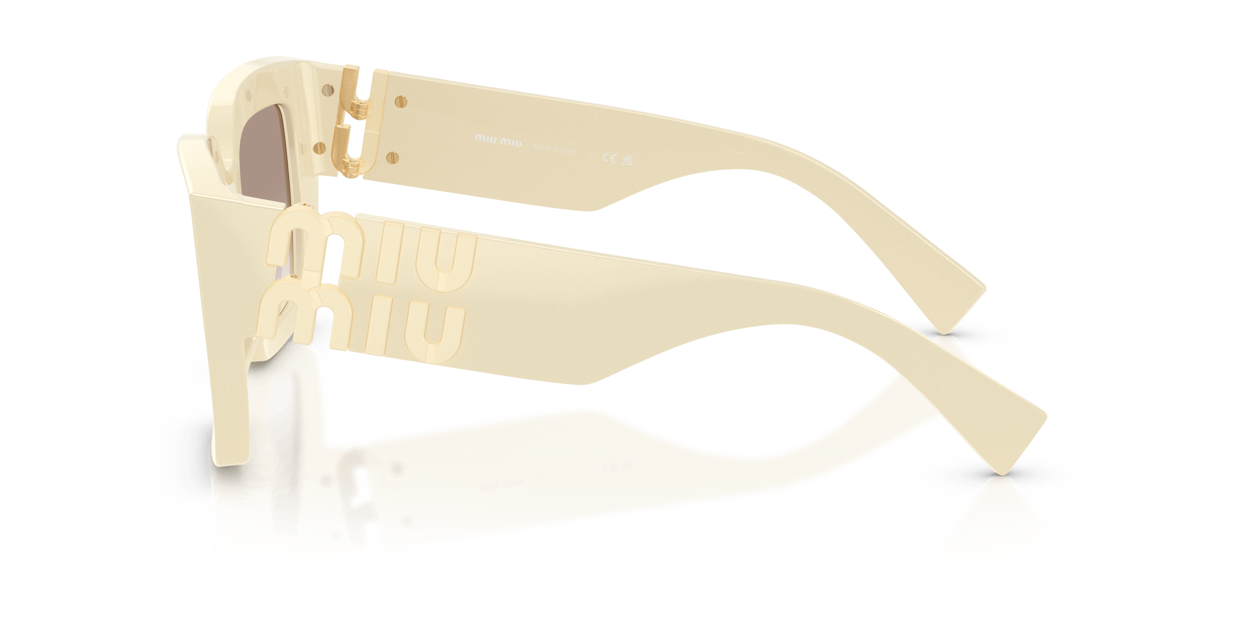 MU B05S MIU MIU White/Brown XL