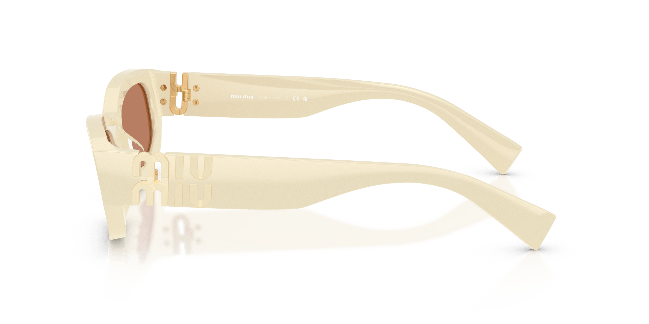 MU B04S MIU MIU White/Brown L