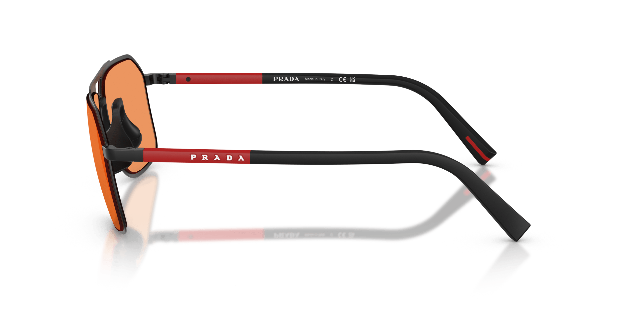 PS B51S PRADA LINEA ROSSA Black/Orange L