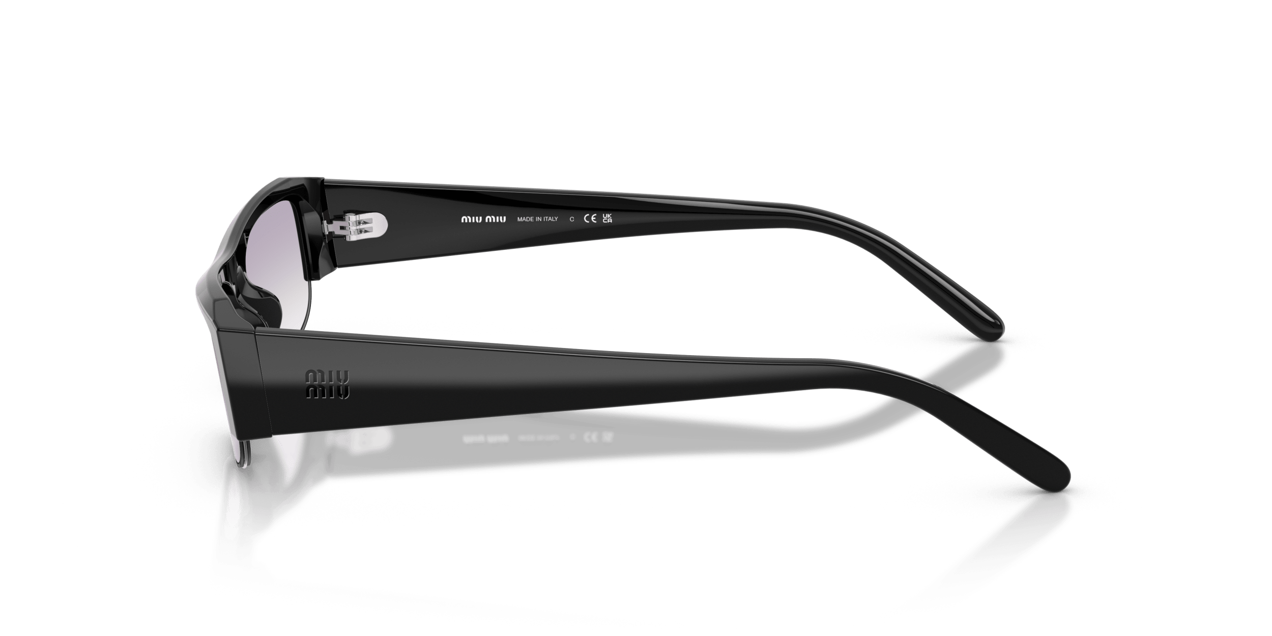 MU B07S MIU MIU Black/Grey XS