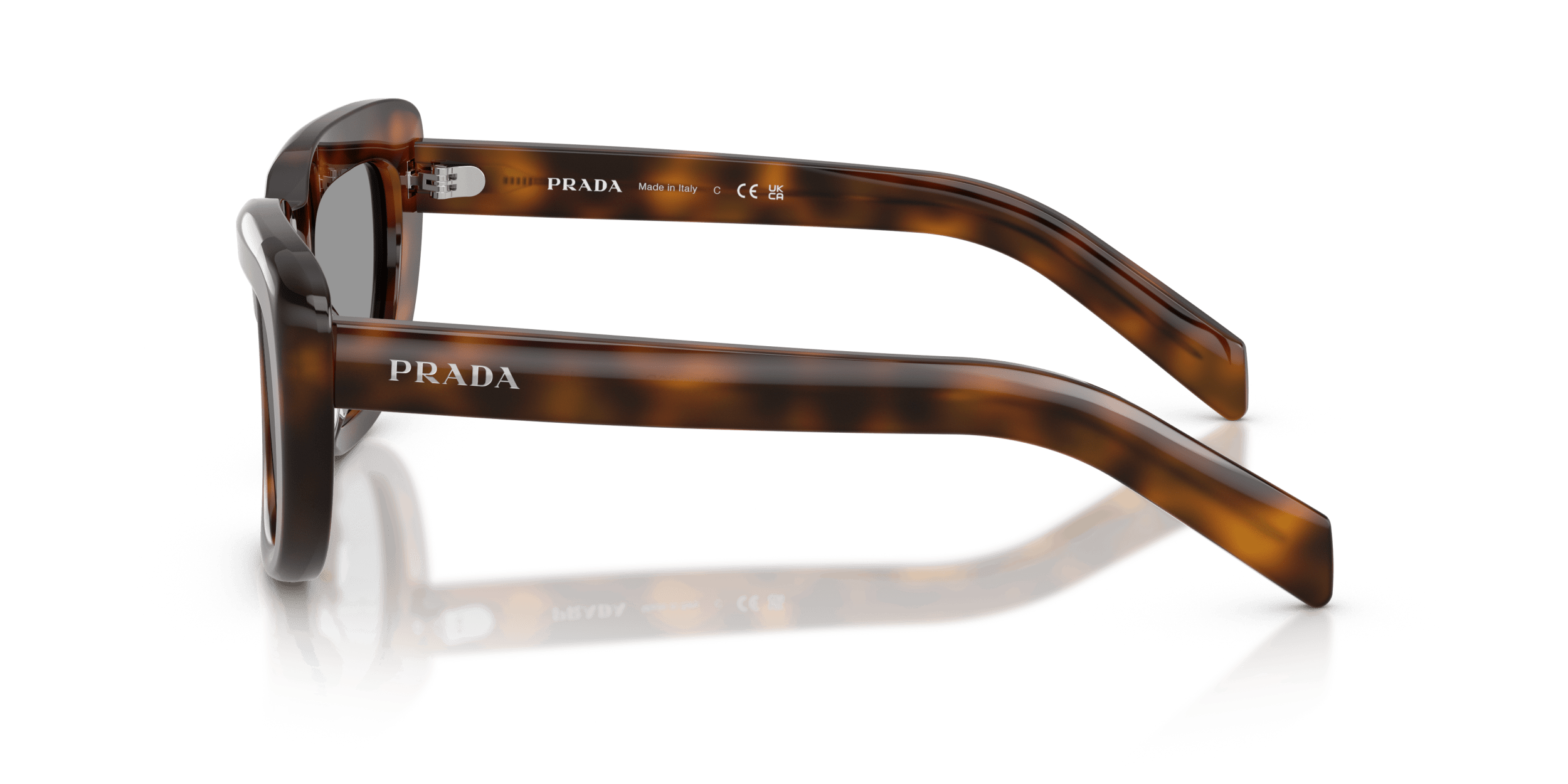 PR D07S PRADA Tortoise/Grey S