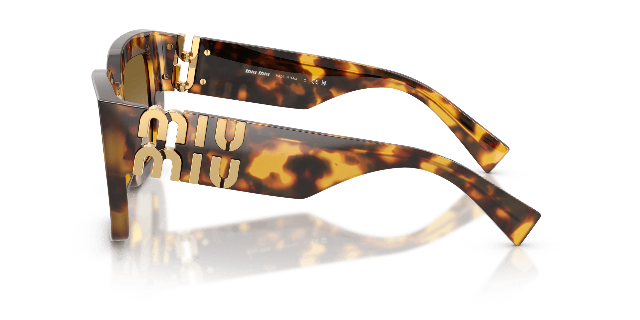 MU B05S MIU MIU Tortoise/Brown XL