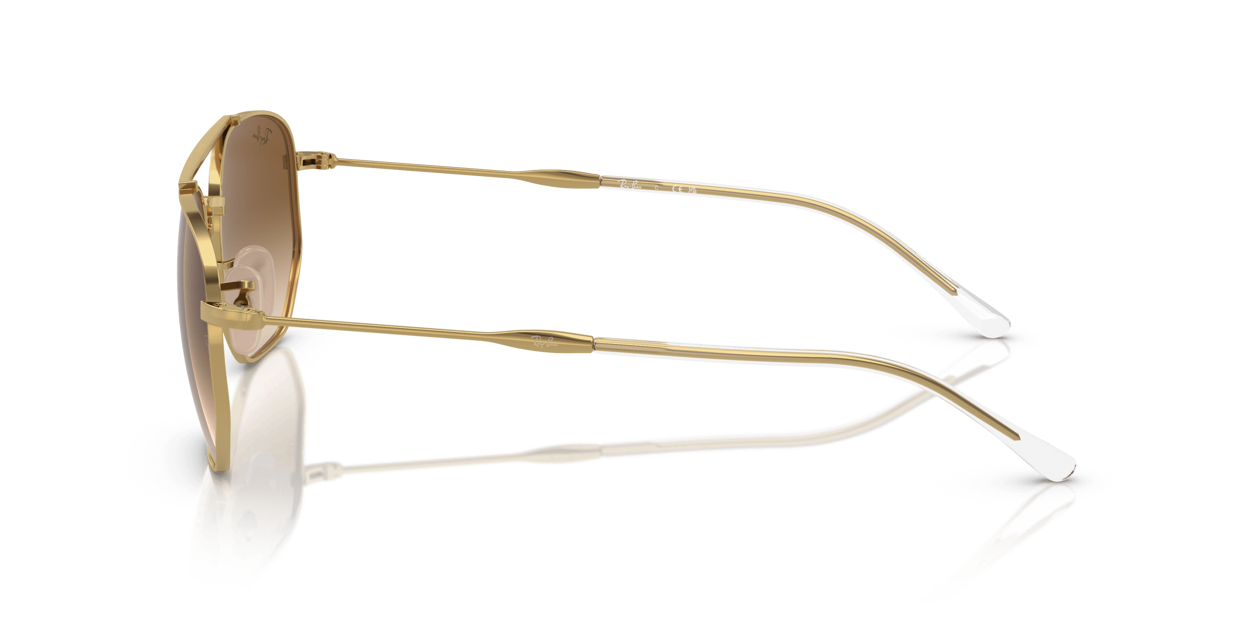 RB3707 RAY-BAN Gold/Brown L