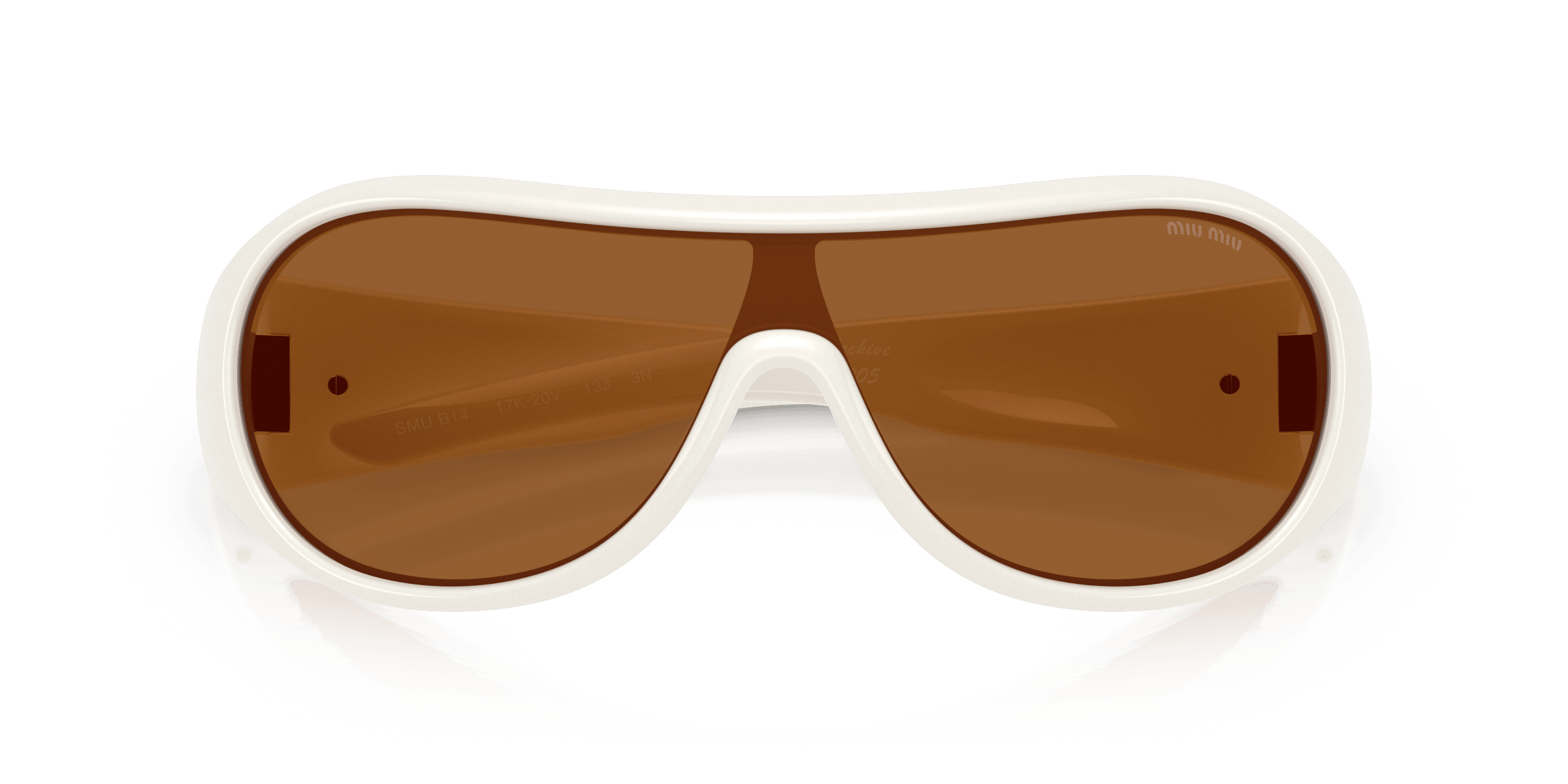 MU B14SU MIU MIU White/Brown L
