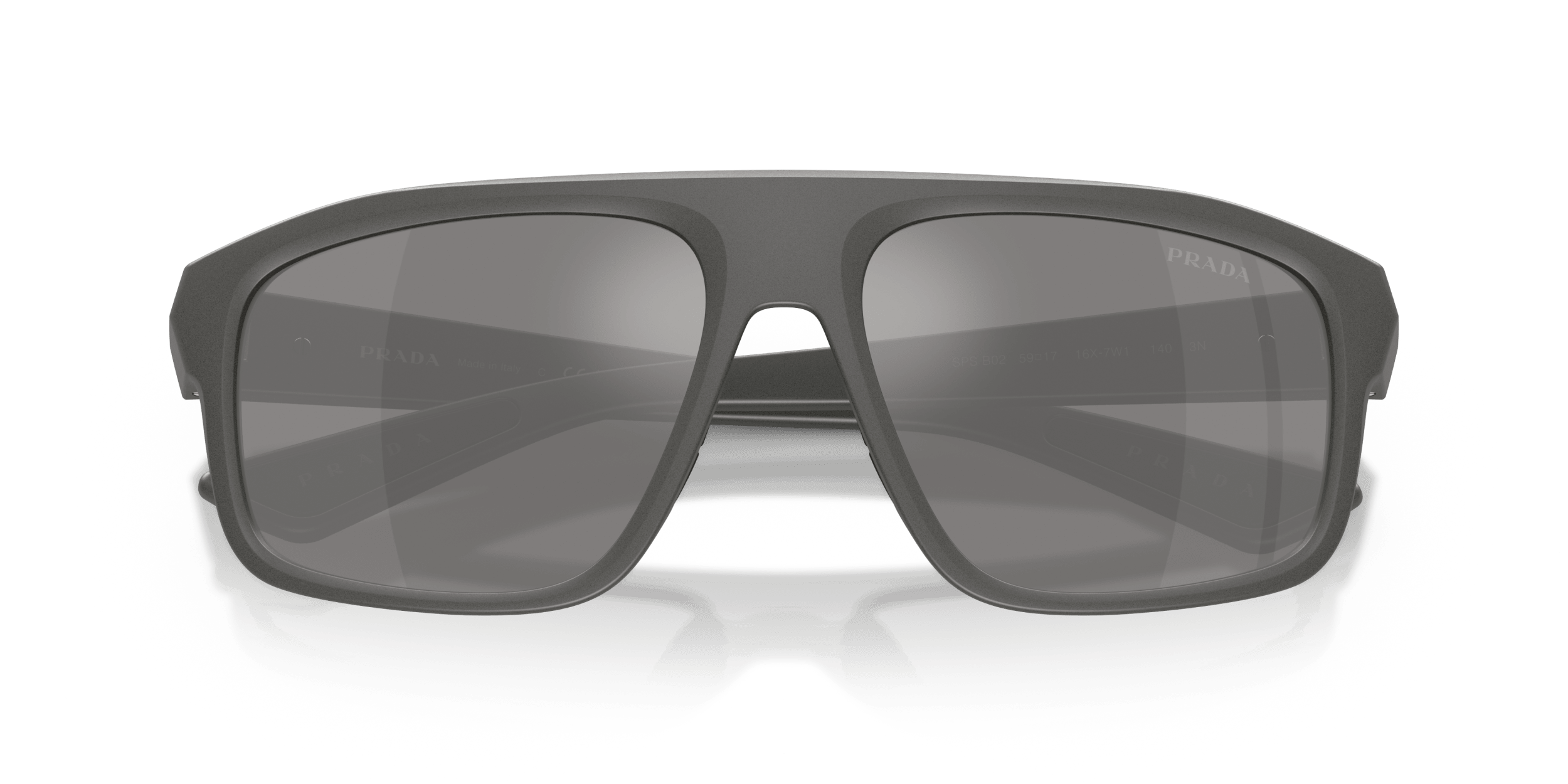 PS B02S PRADA LINEA ROSSA Grey/Silver XXL