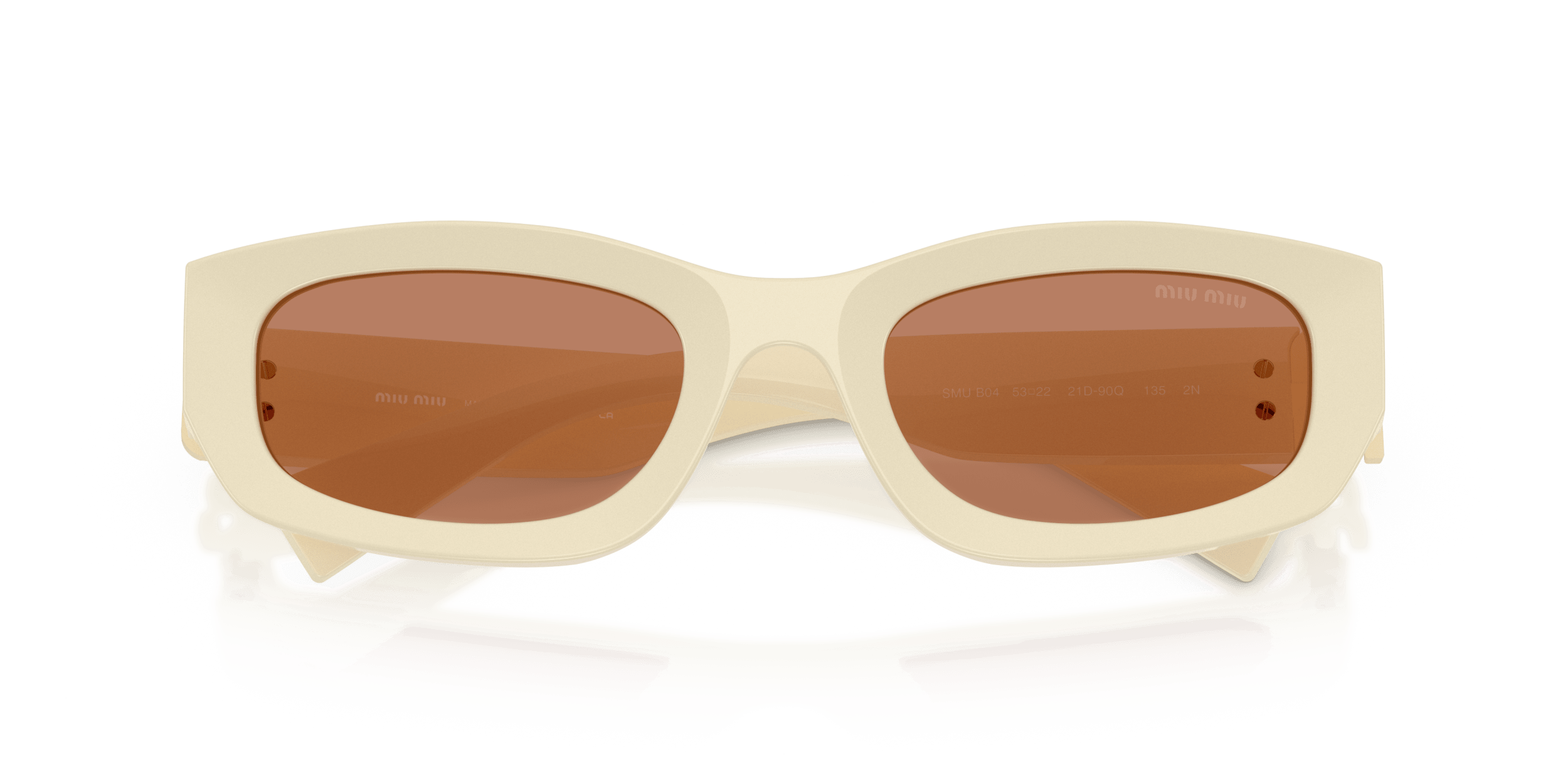 MU B04S MIU MIU White/Brown L