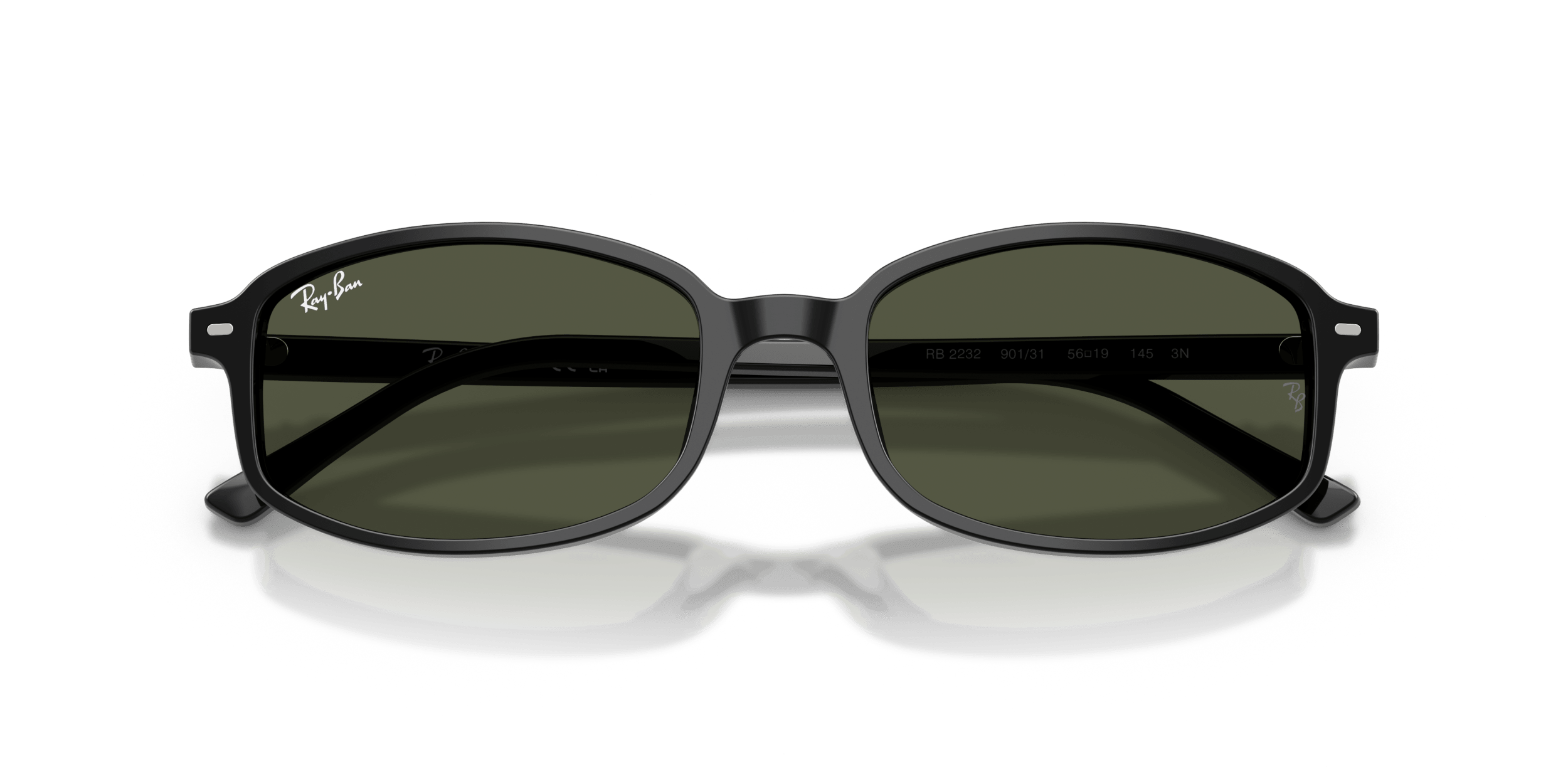 RB2232 RAY-BAN Black/Green M