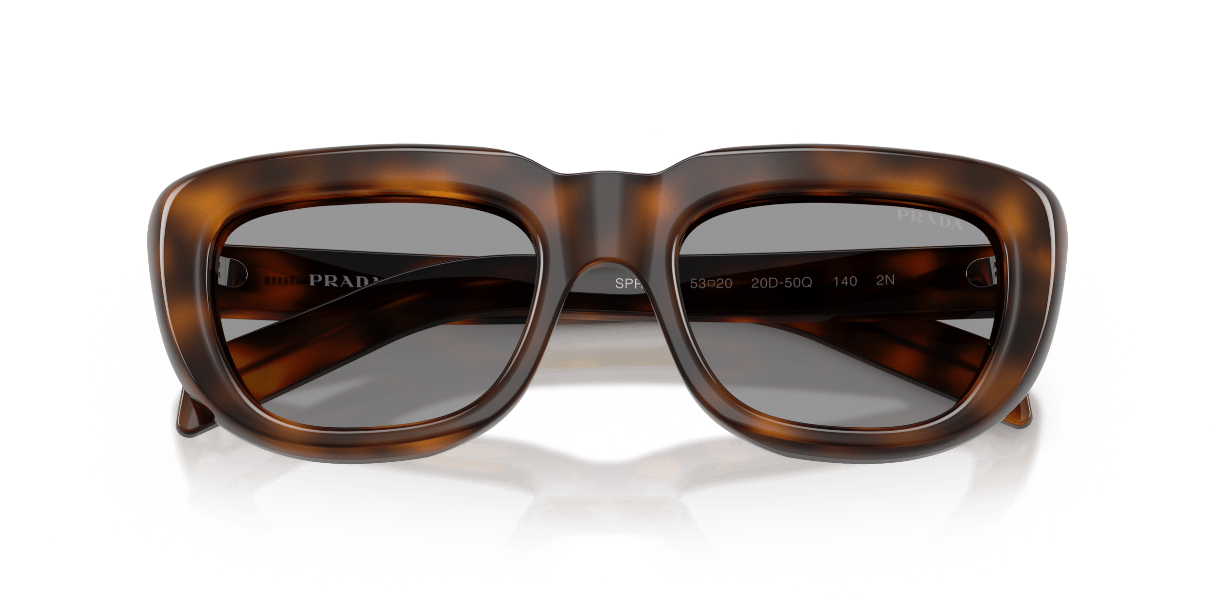PR D07S PRADA Tortoise/Grey S