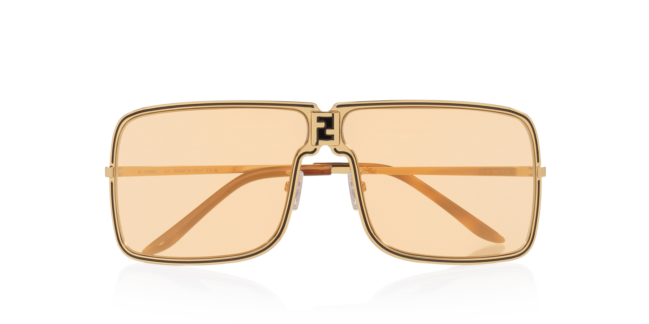 Fendiness FE40195U Fendi Gold/Orange XXL