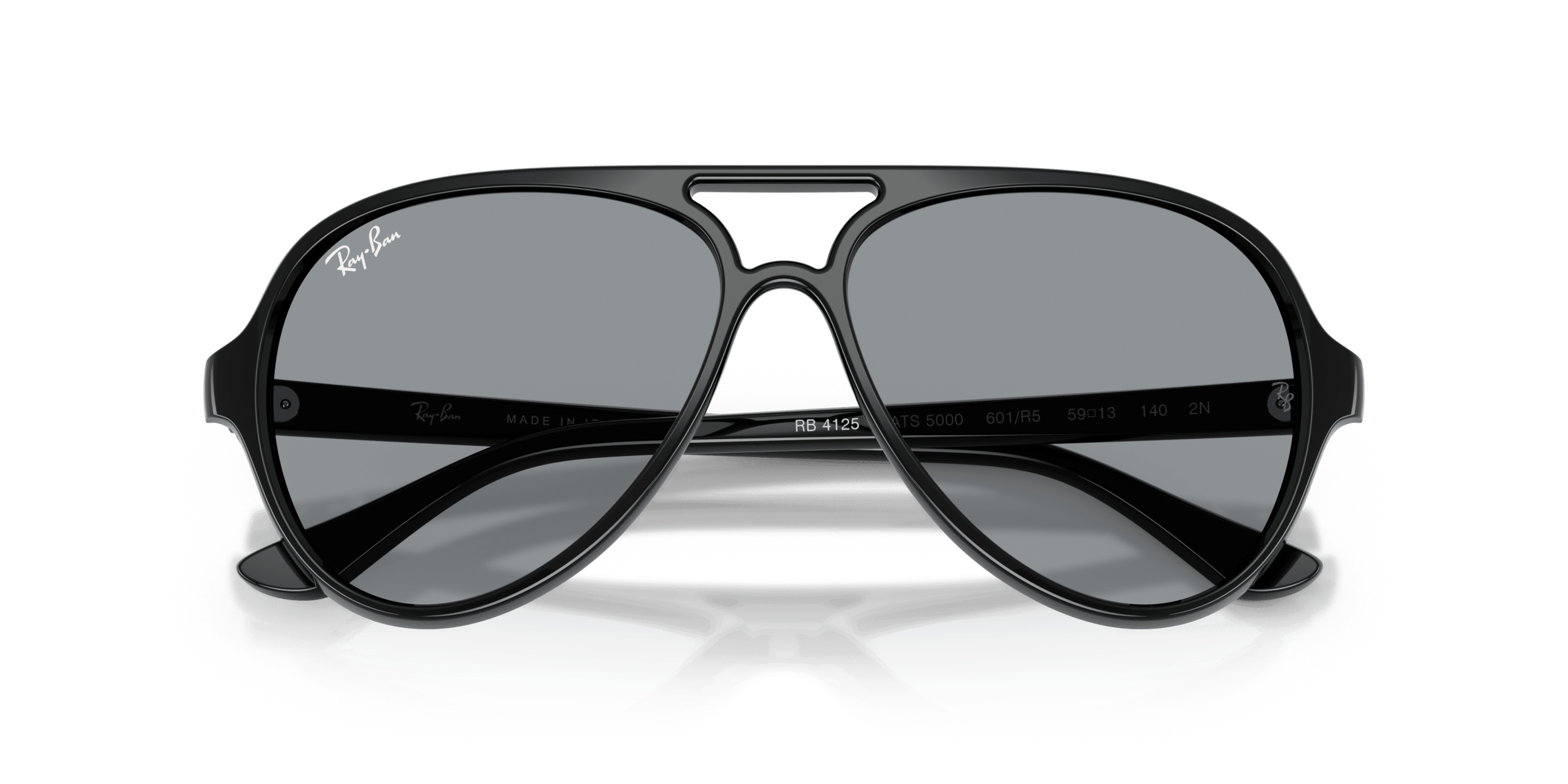 RB4125 Cats 5000 RAY-BAN Black/Grey M