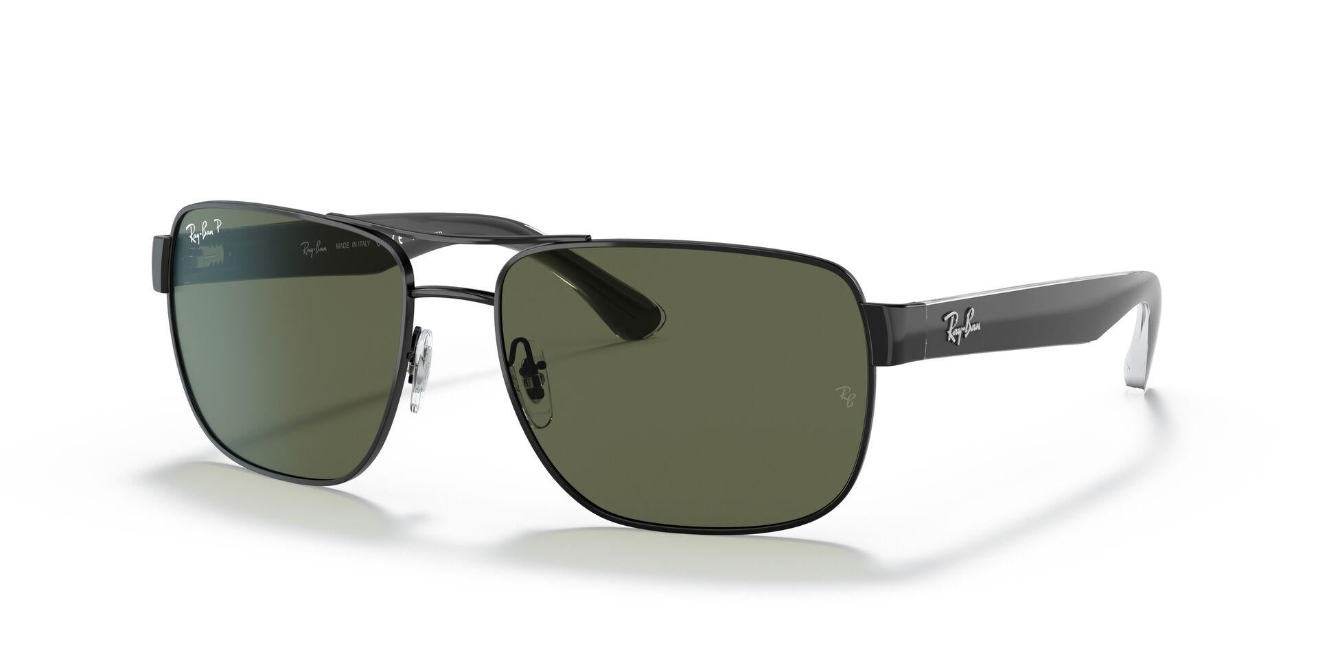 RB3530 Black/G-15 Green/Polarized M