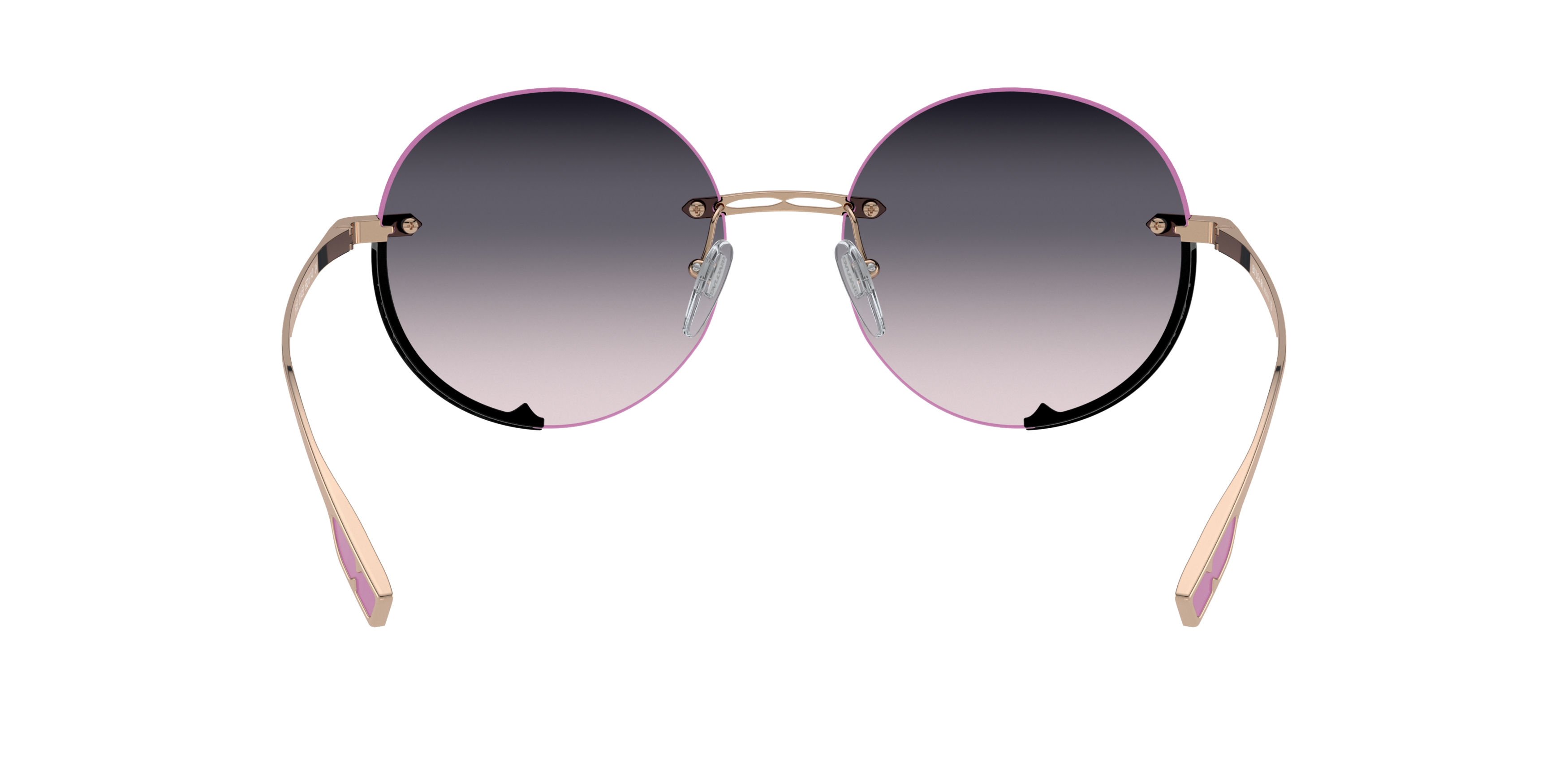 BV6153 BVLGARI Pink On Violet Mirror Silver