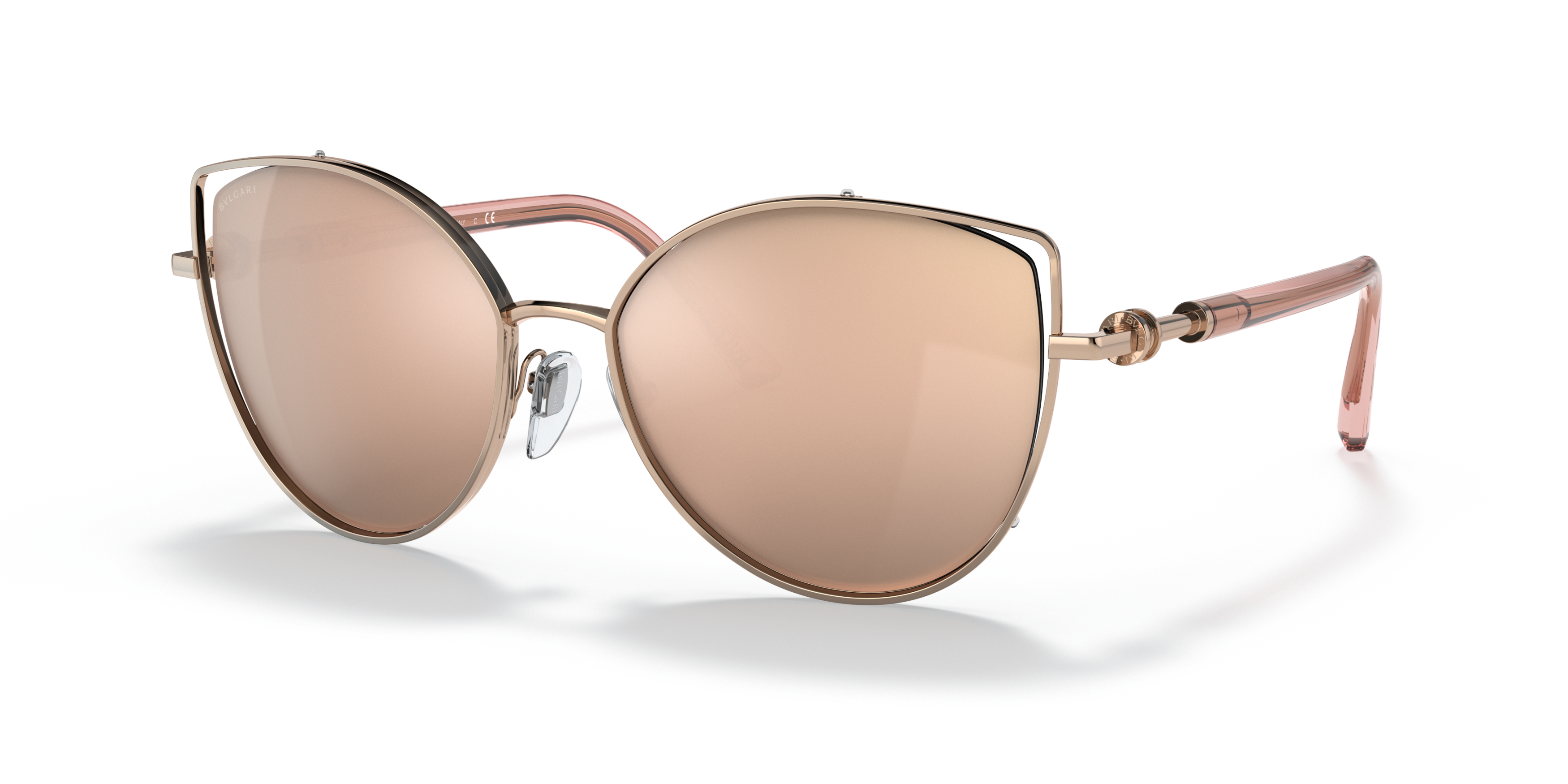 BV6168 Pink/Clear Mirror Rose Gold