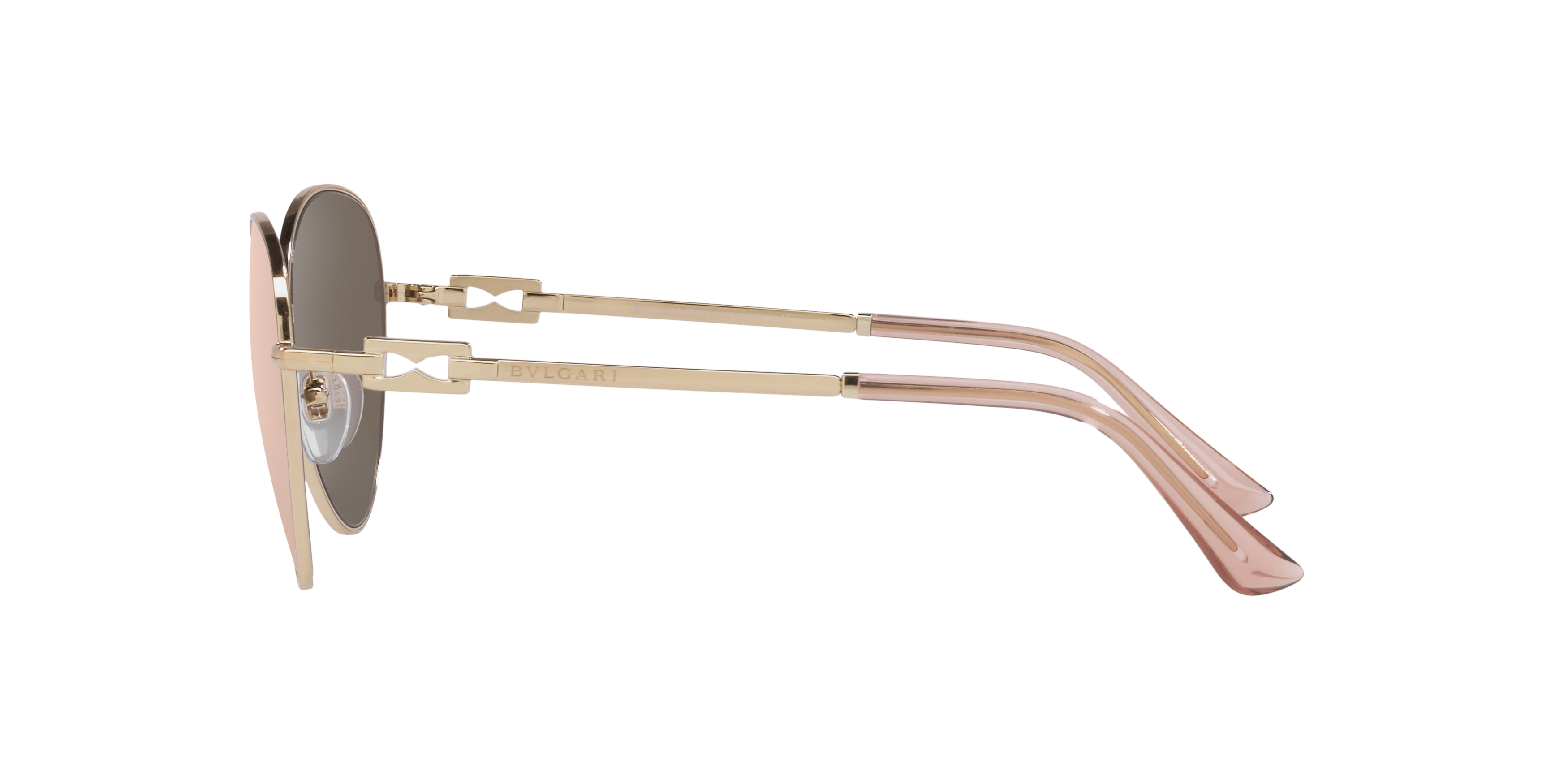 BV6174 Pink/Clear Mirror Real Rose Gold/Polarized