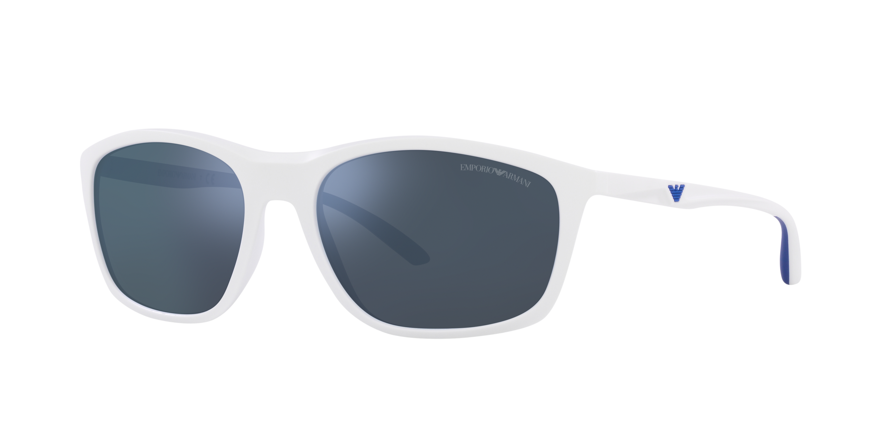 EA4179 White/Blue Mirror Blue/Polarized