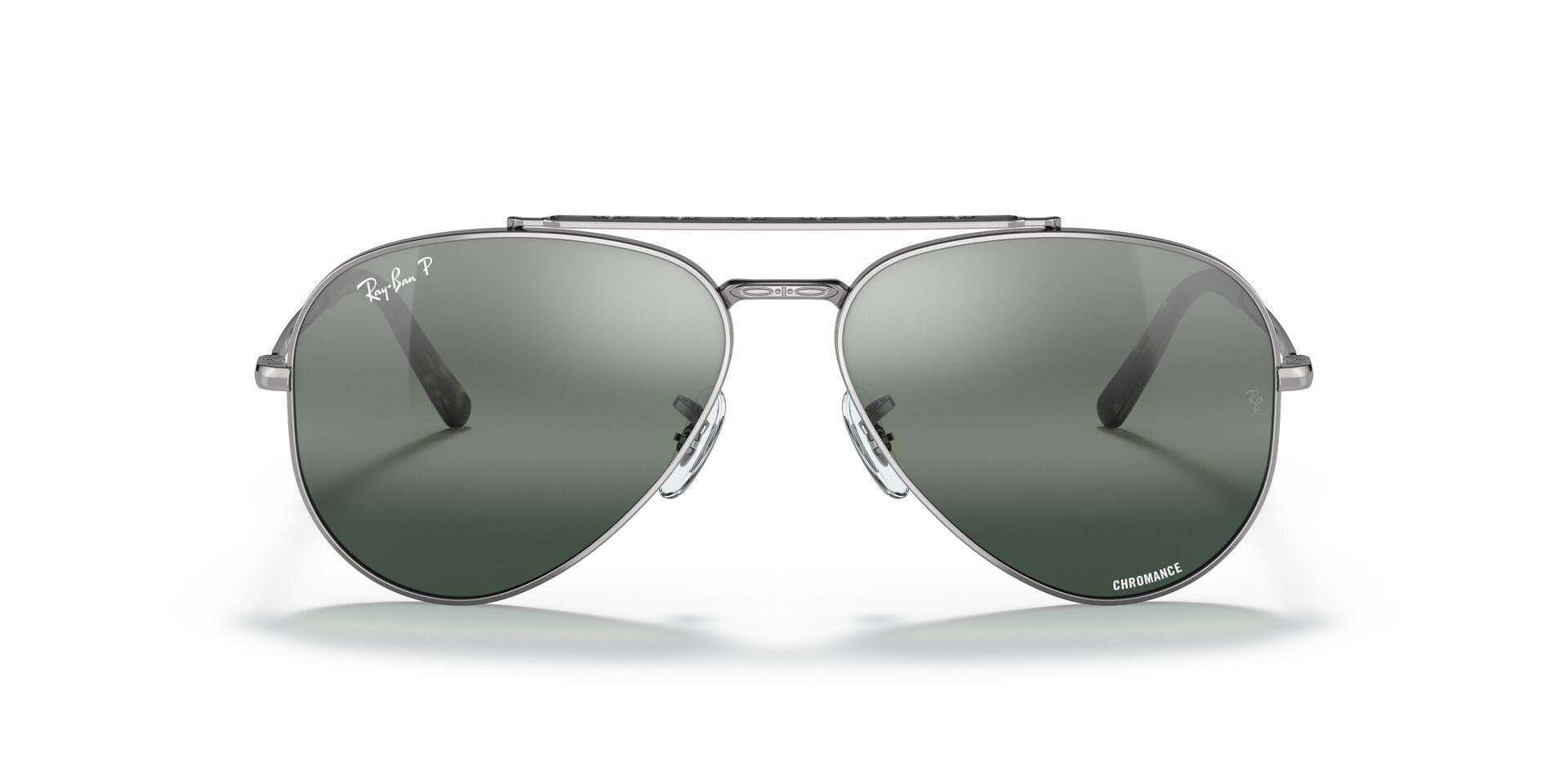 RB3625 Silver/Clear/Blue/Polarized L