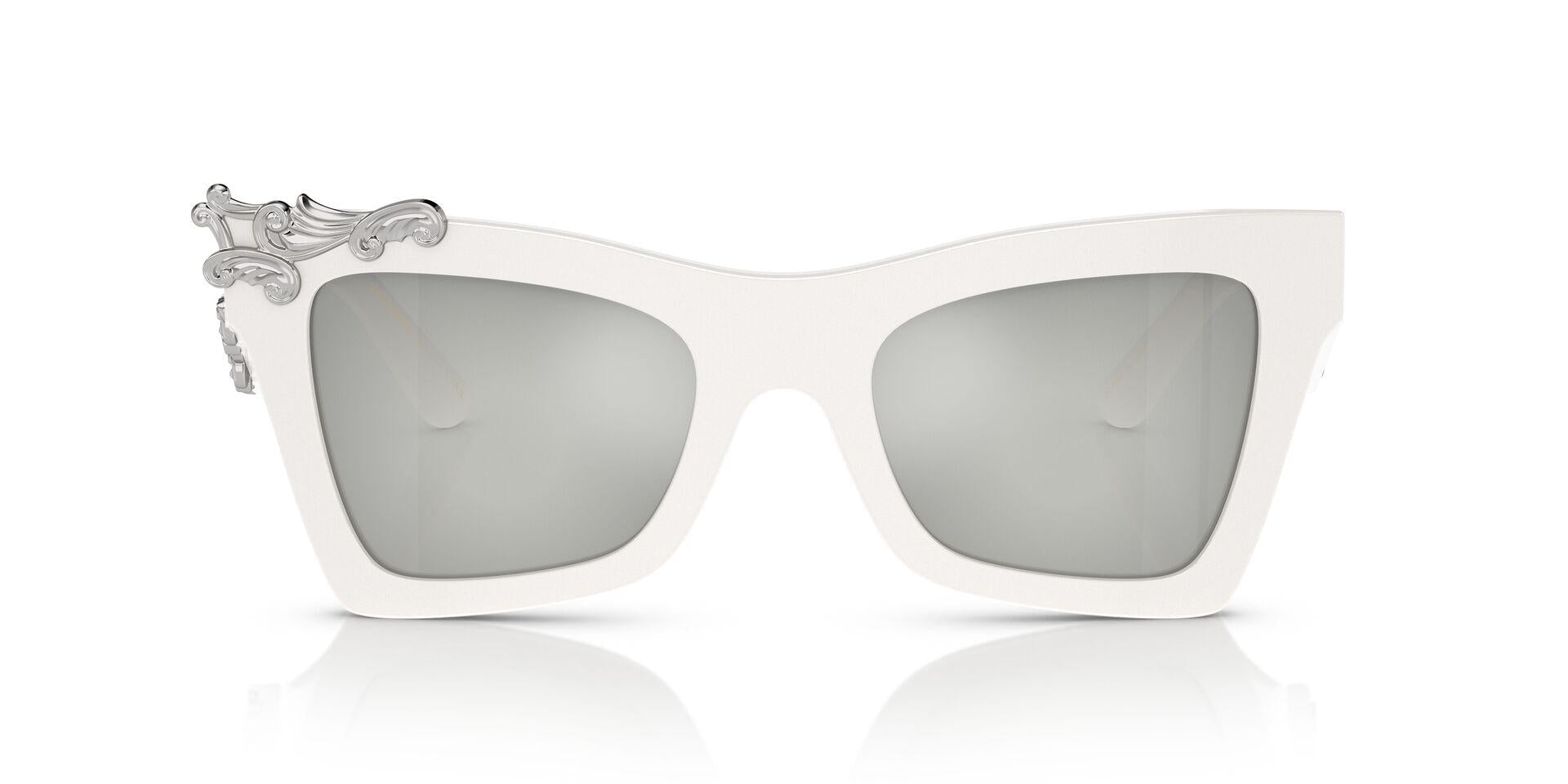 DG4434 White/Clear Mirror Silver L