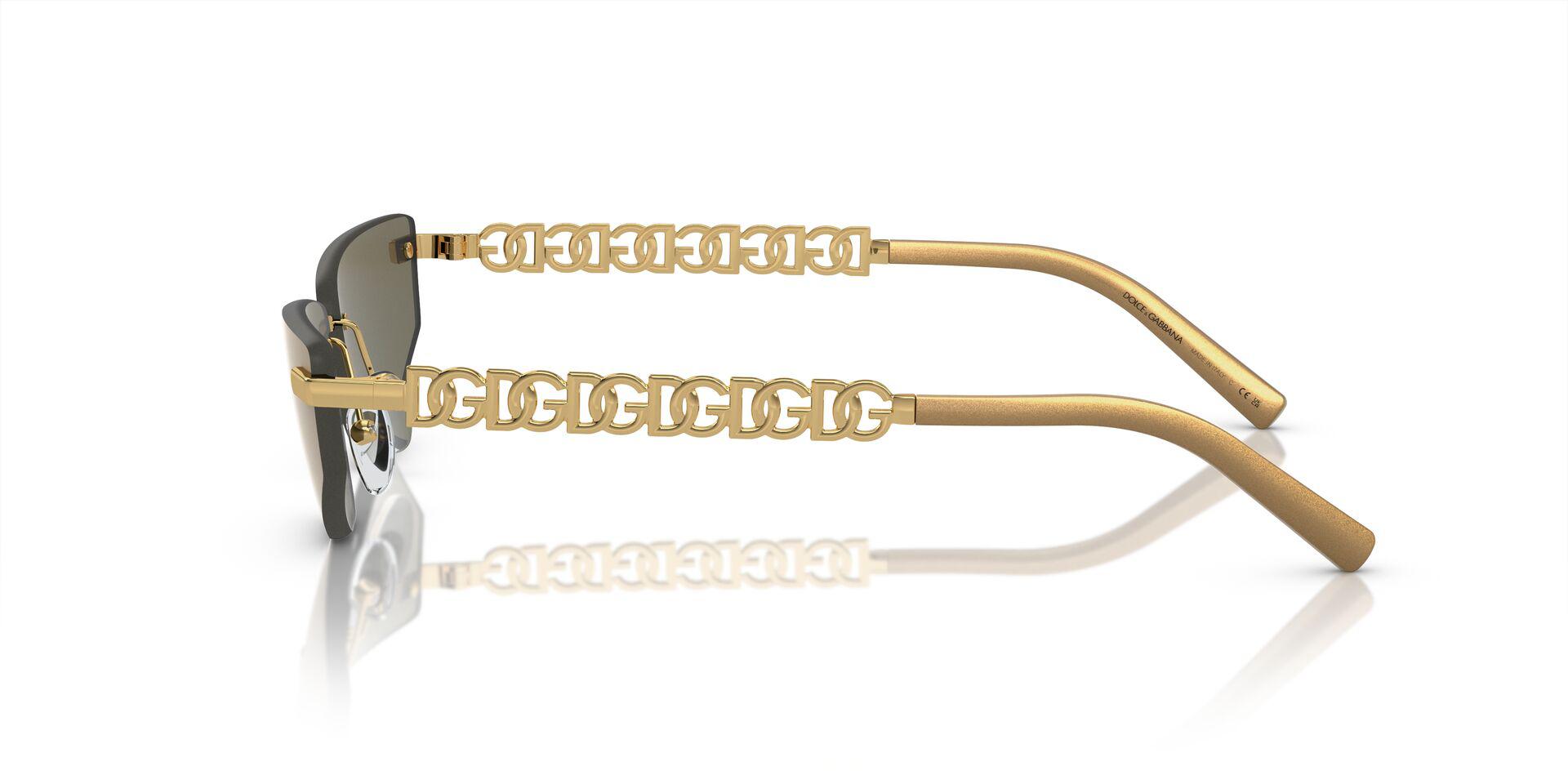 DG2301 Gold/Clear Mirror Real Yellow Gold M