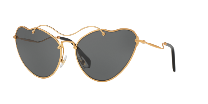 7OE1A1 Miu Miu Gold/Grey