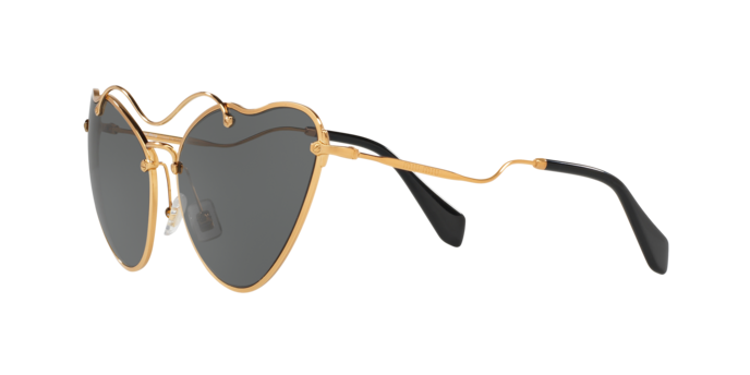 7OE1A1 Miu Miu Gold/Grey