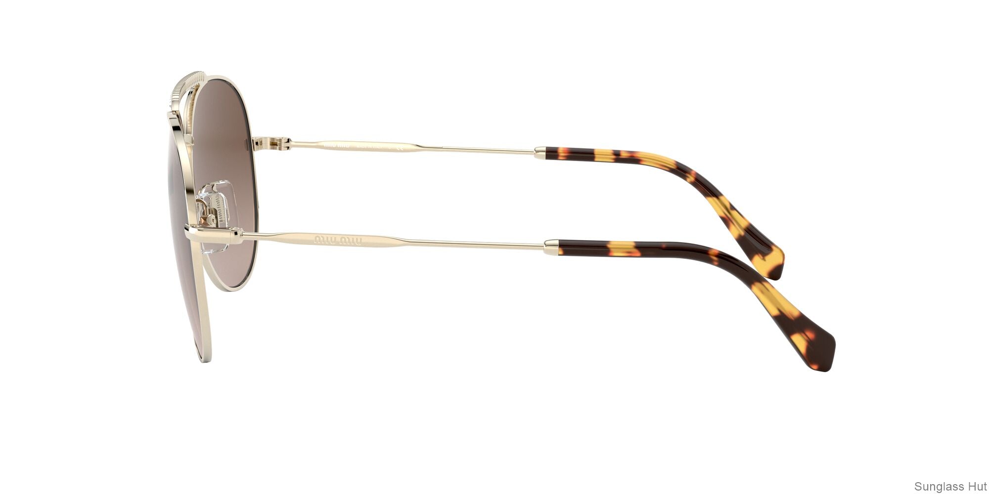 MU 53VS Gold/Gradient Brown Mirror Silver L