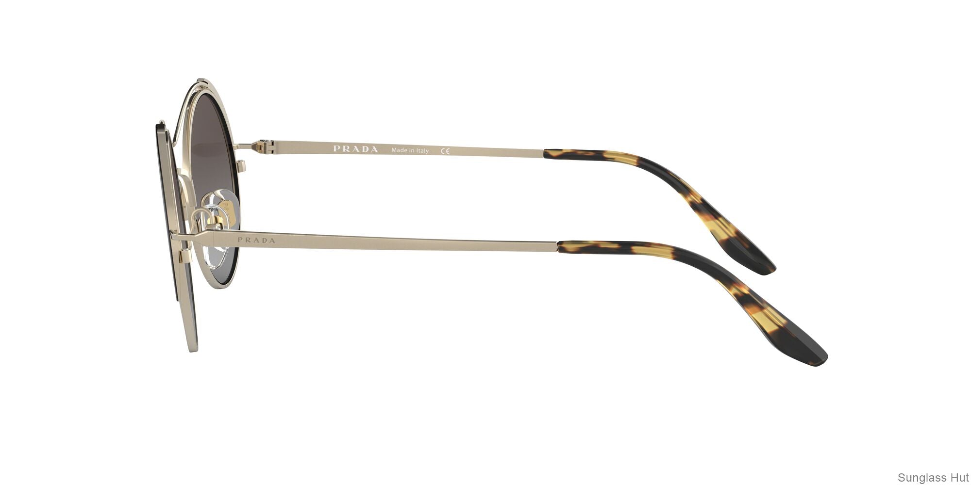 PR 55VS Gold/Light Grey Gradient Dark Grey Mirror Silver L