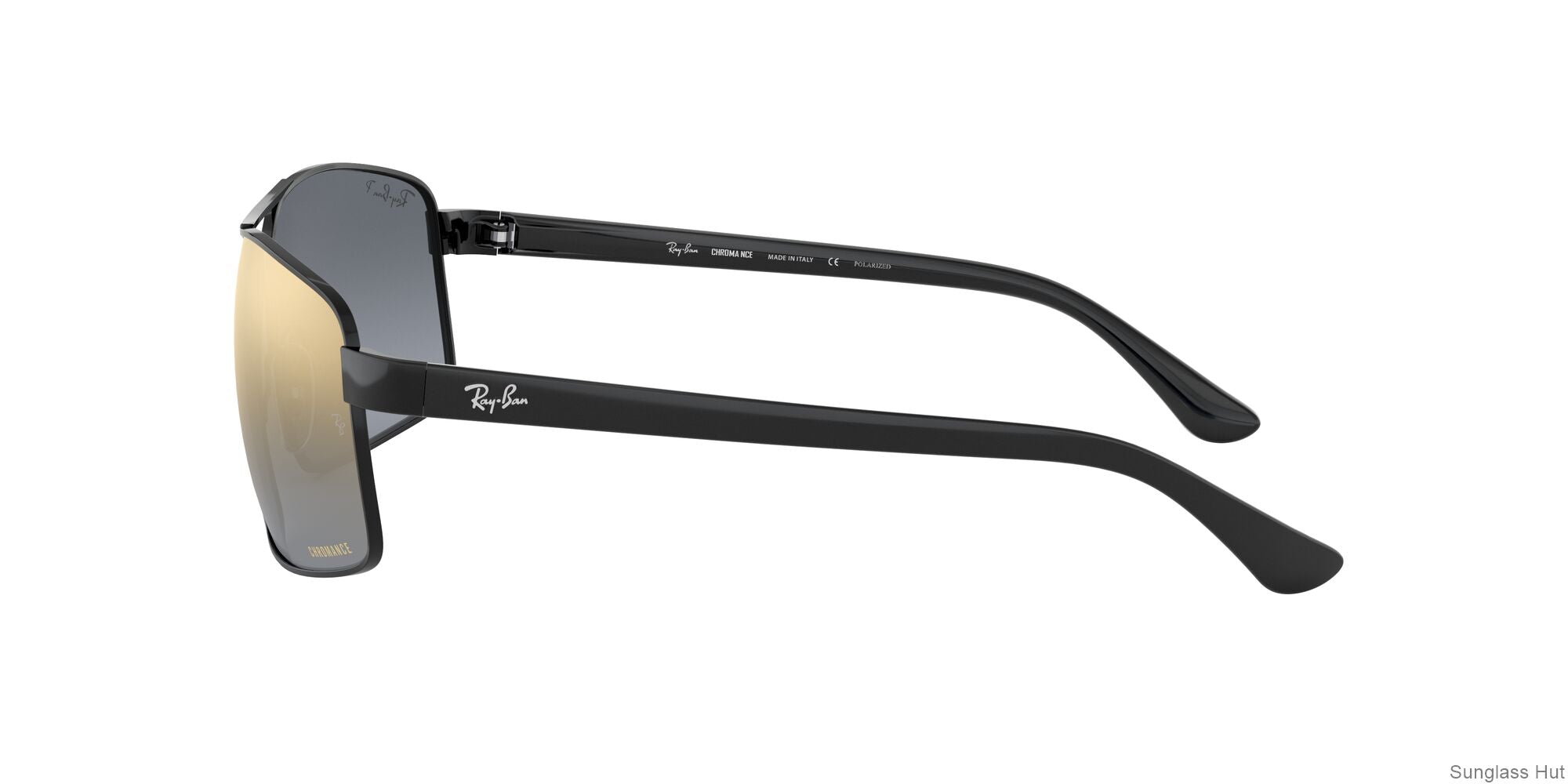 RB3604CH Black/Blue/Brown Mirror Gradient Chromance Polarized STD