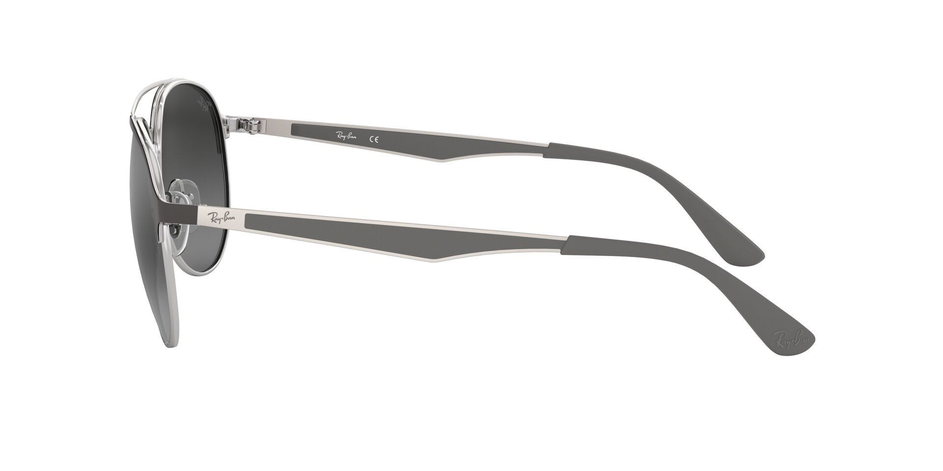 RB3606 Grey/Grey Mirror Silver Gradient STD