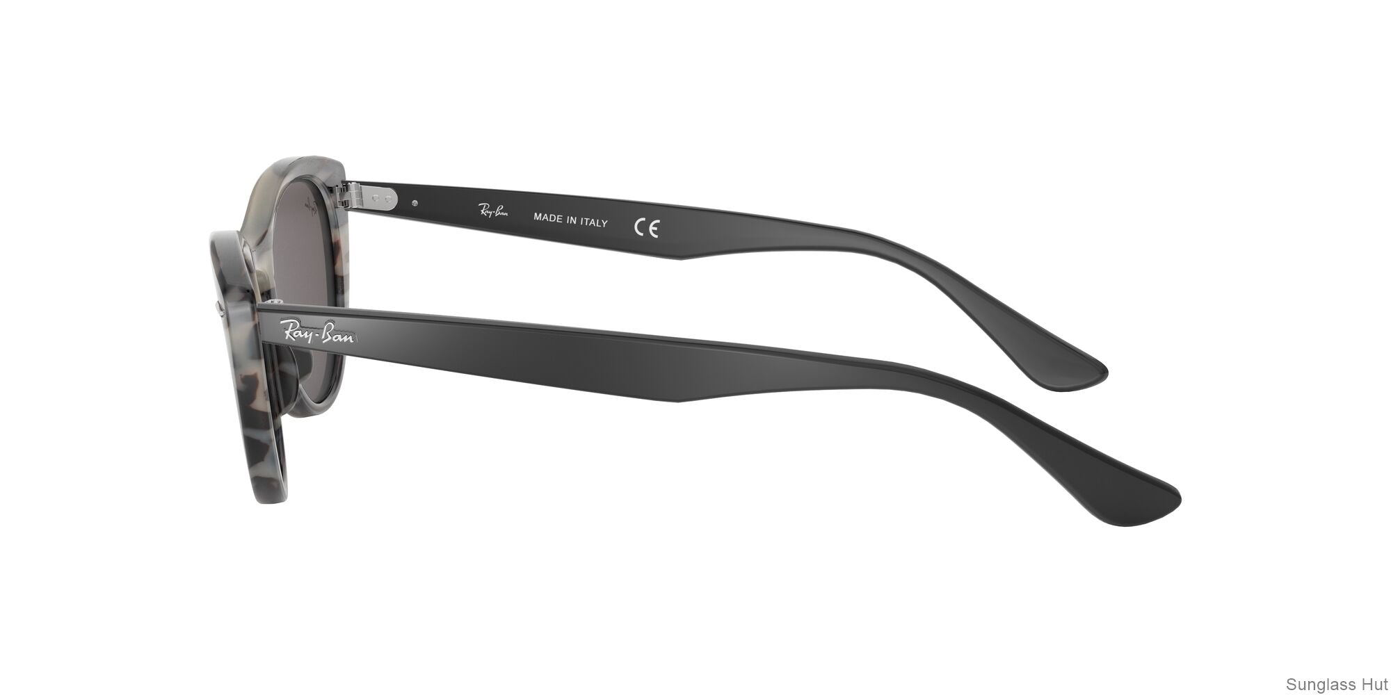 RB4314N Ray-Ban Black/Grey Mirror Gold STD