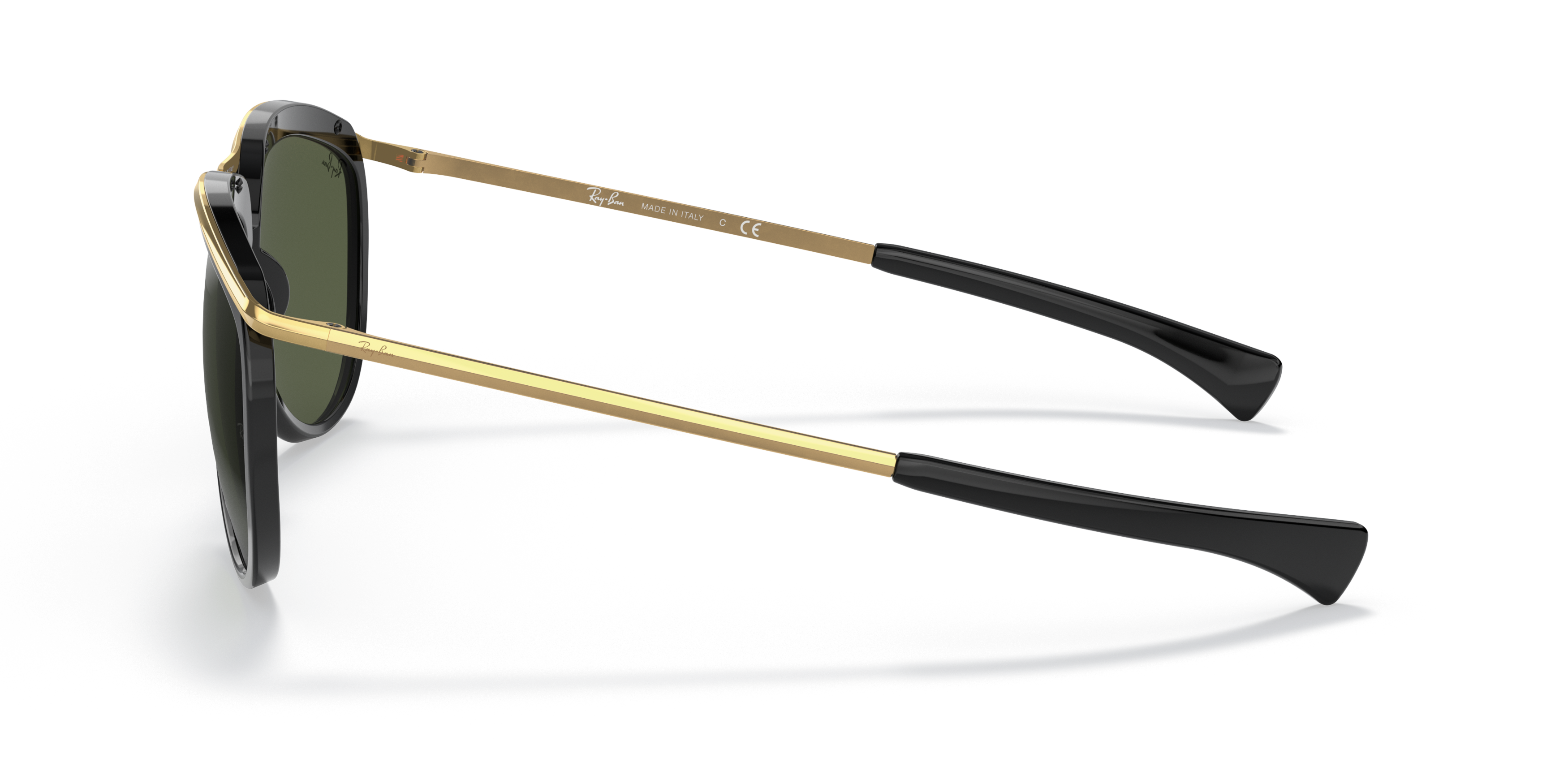 RB2219 Ray-Ban Aviator Olympian Black/Green M