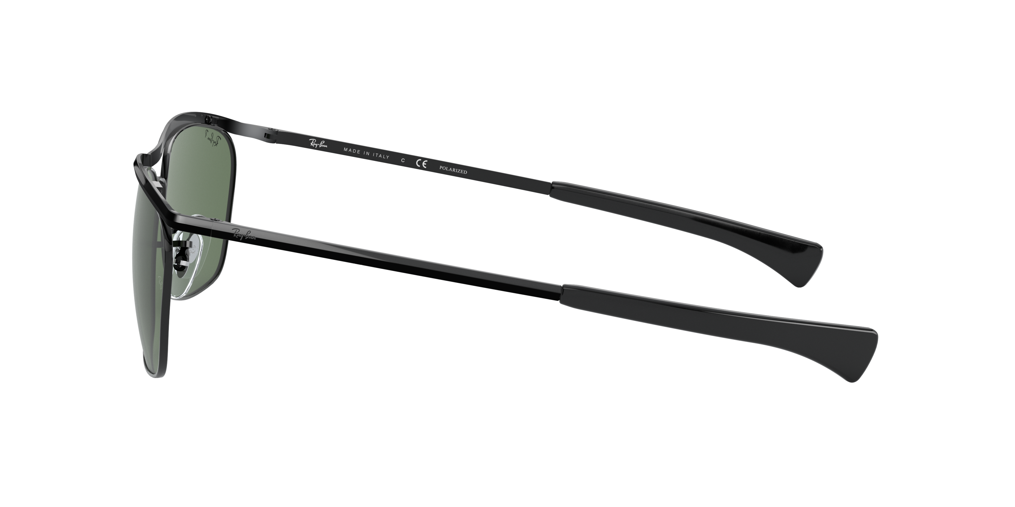 RB3619 Black/Polarized Green Classic G-15/Polarized STD