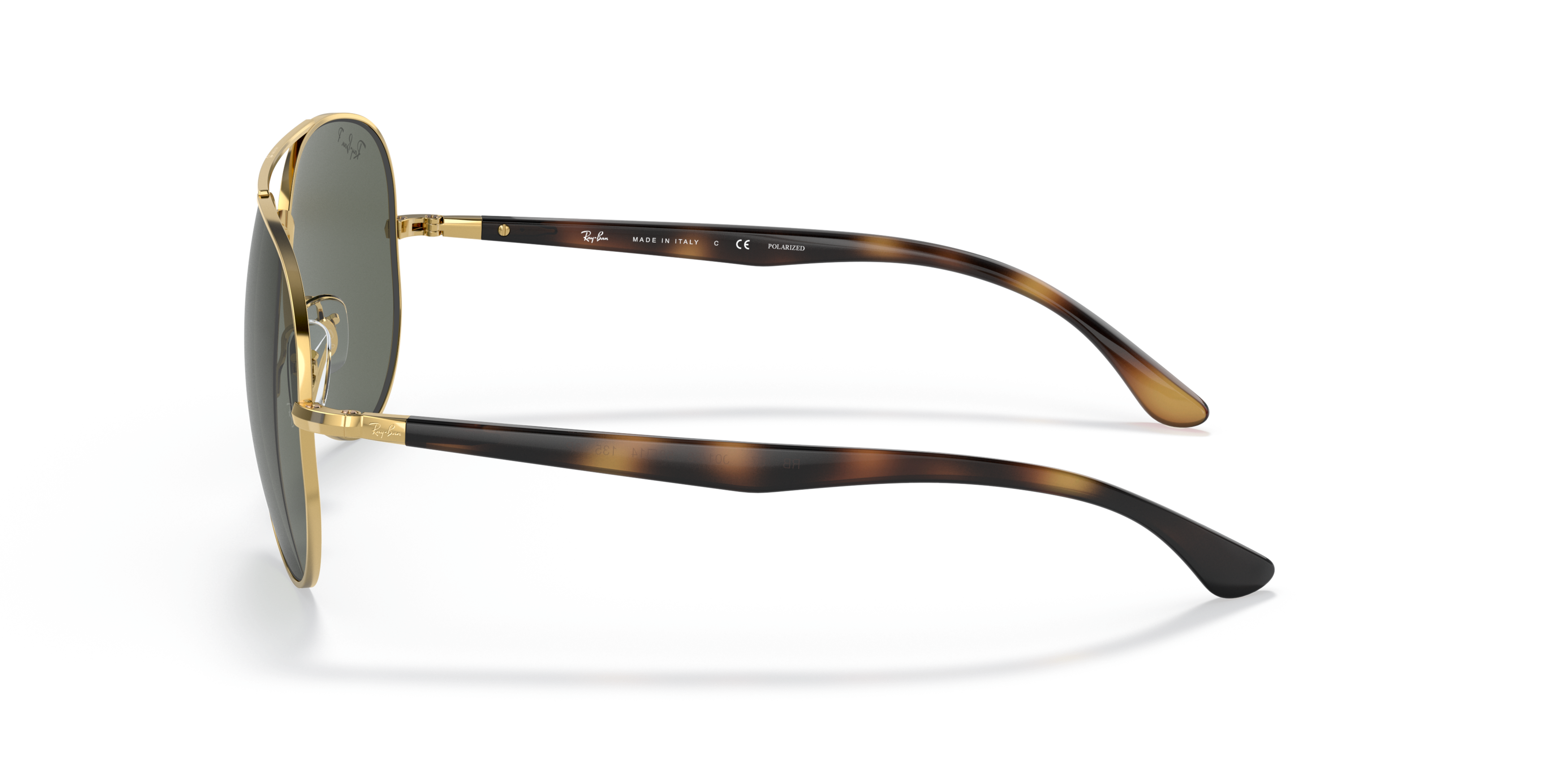 RB3675 Gold/Polarized Green Classic G-15/Polarized STD