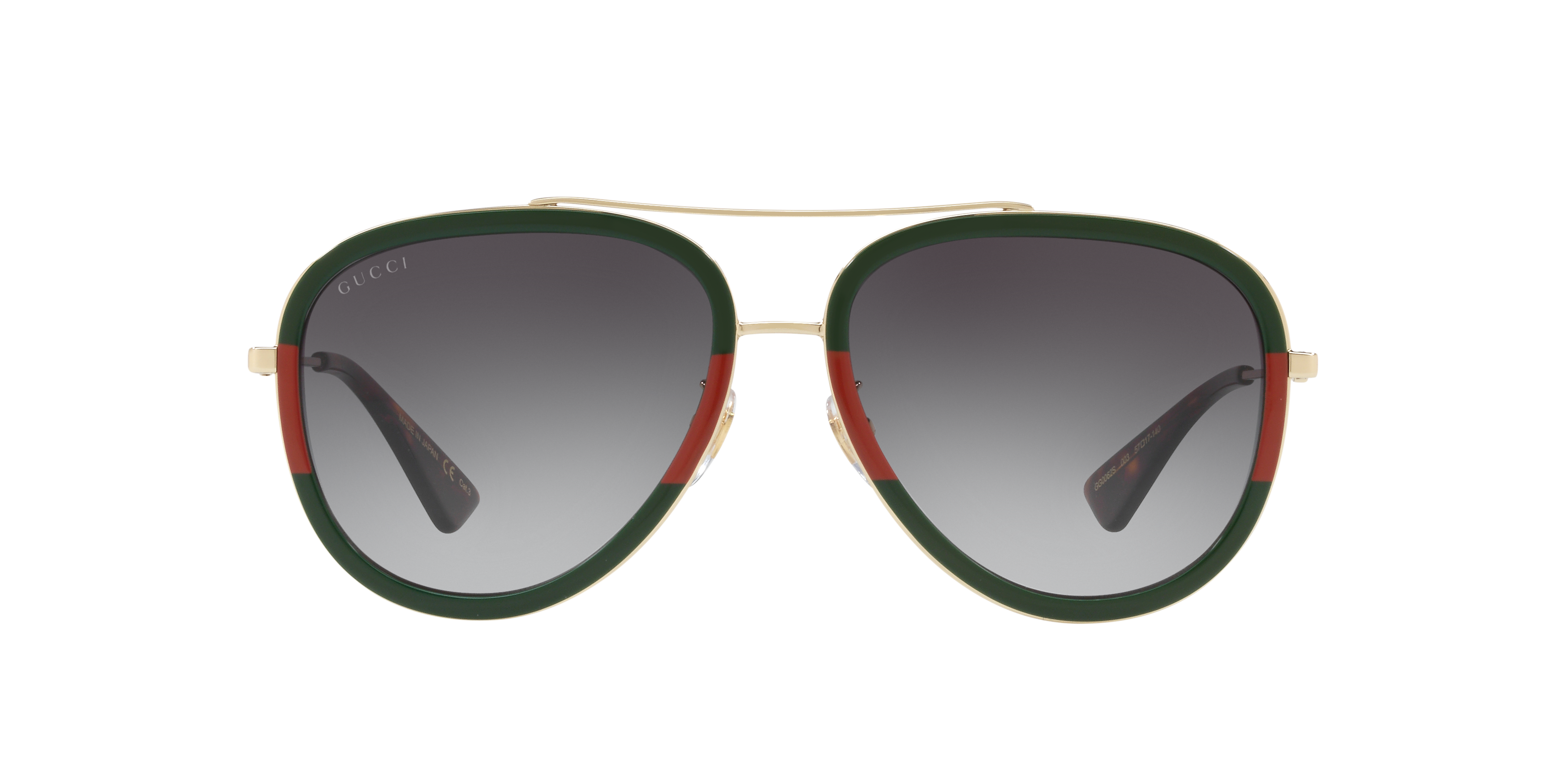 Gucci sunglasses green red frame best sale